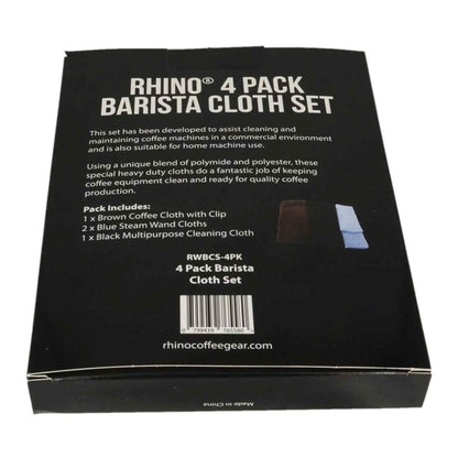 Rhinowares Barista Towel / Cloth Set - 4 Pack