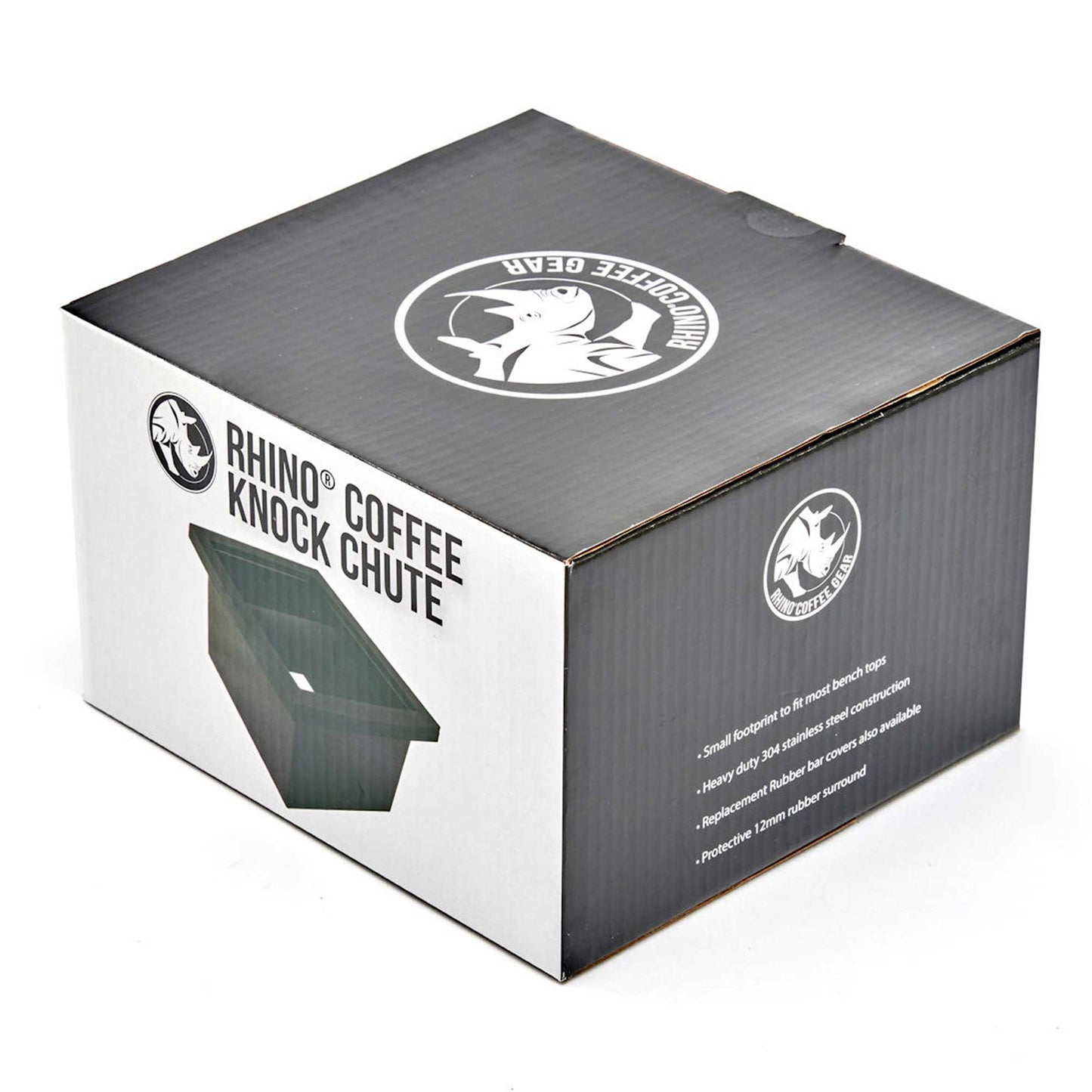 Rhinowares Square Knock Coffee Grounds Chute
