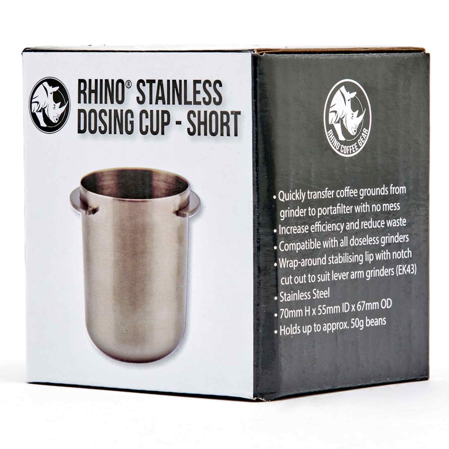 Rhinowares Coffee Dosing Cup - Perfect For Espresso Brewing