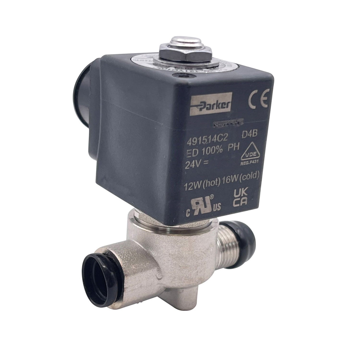 Lucifer 2-Way Solenoid Valve 24V 1/4 5mm 12W/16W – LA CIMBALI