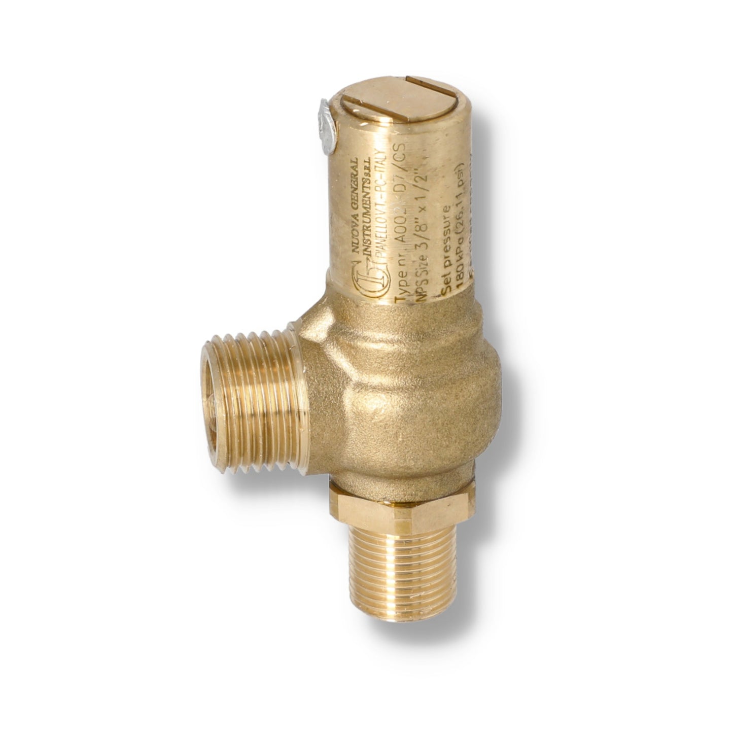 Sanremo 3/8 x 1/2 Safety Valve 1.8 Bar - Opera