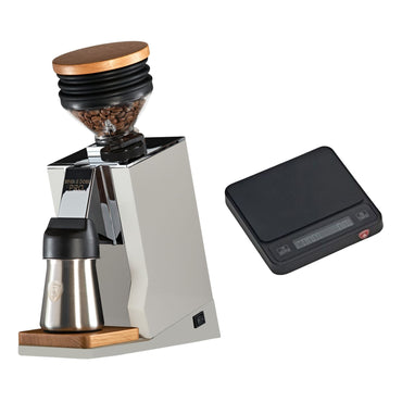 Eureka Oro Mignon Single Dose PRO 65 Grinder & Precisa Digital Scale Bundle