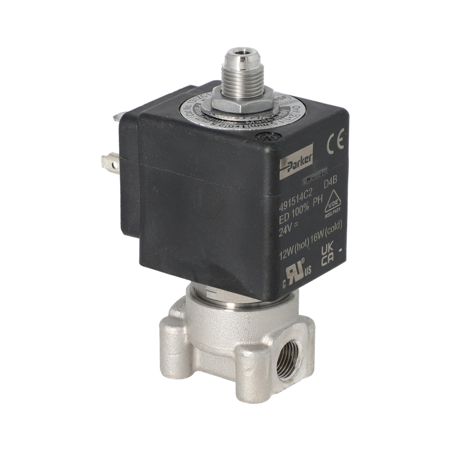 Lucifer 3-Way Solenoid Valve 24V 1/8 2.5mm – Cimbali, Faema, Rancilio