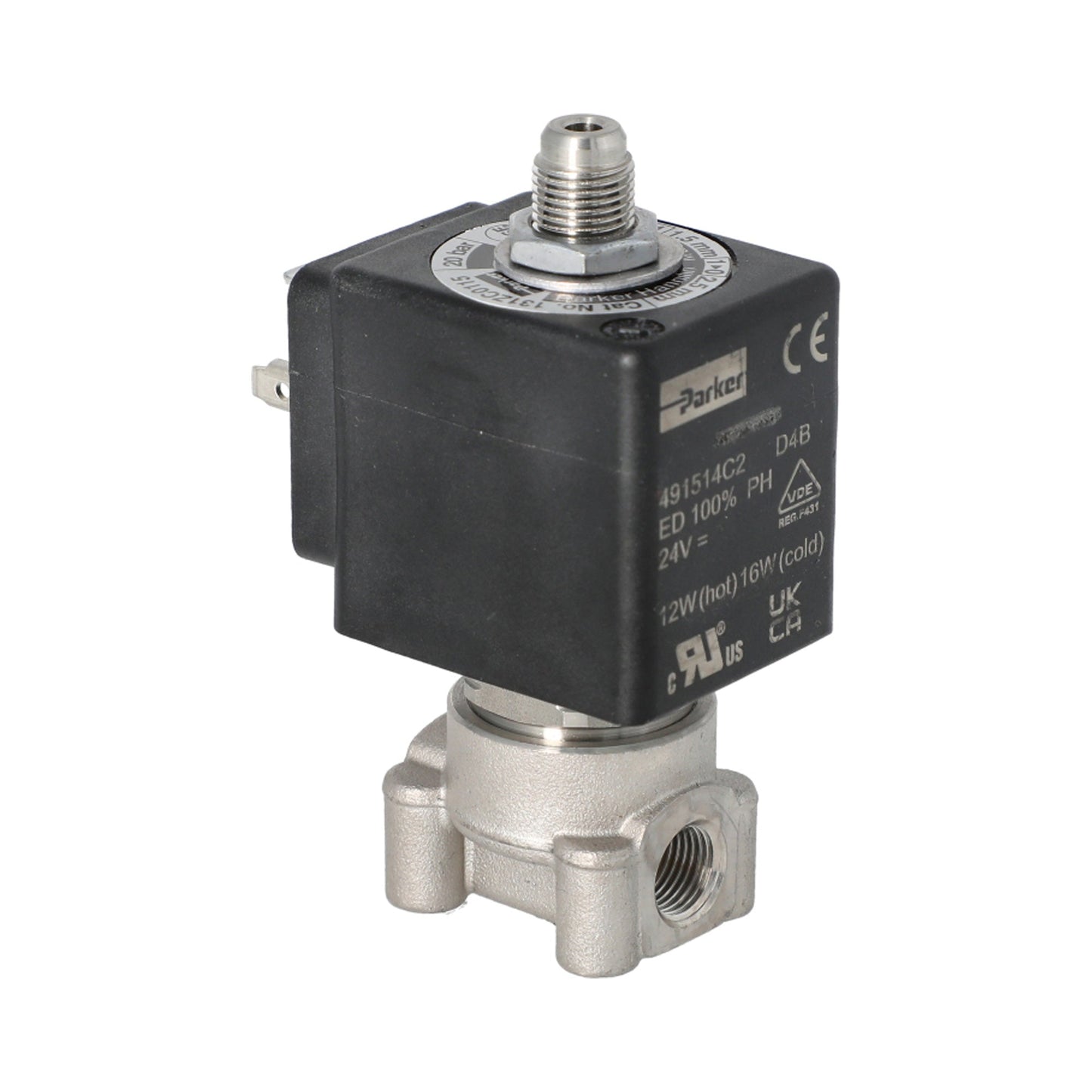 Lucifer 3 Way Solenoid Valve 24V 1/8 2.5mm 12W/16W – Cimbali Rancilio