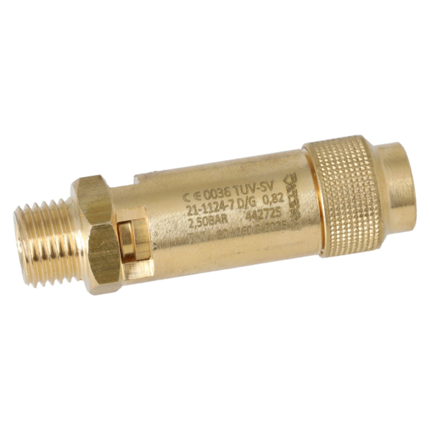 Cimbali 1/4 Safety Valve 2.5 Bar Certified Replacement Part