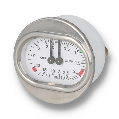 Fiorenzato Fenice Dual Pressure Gauge 63mm Replacement Part