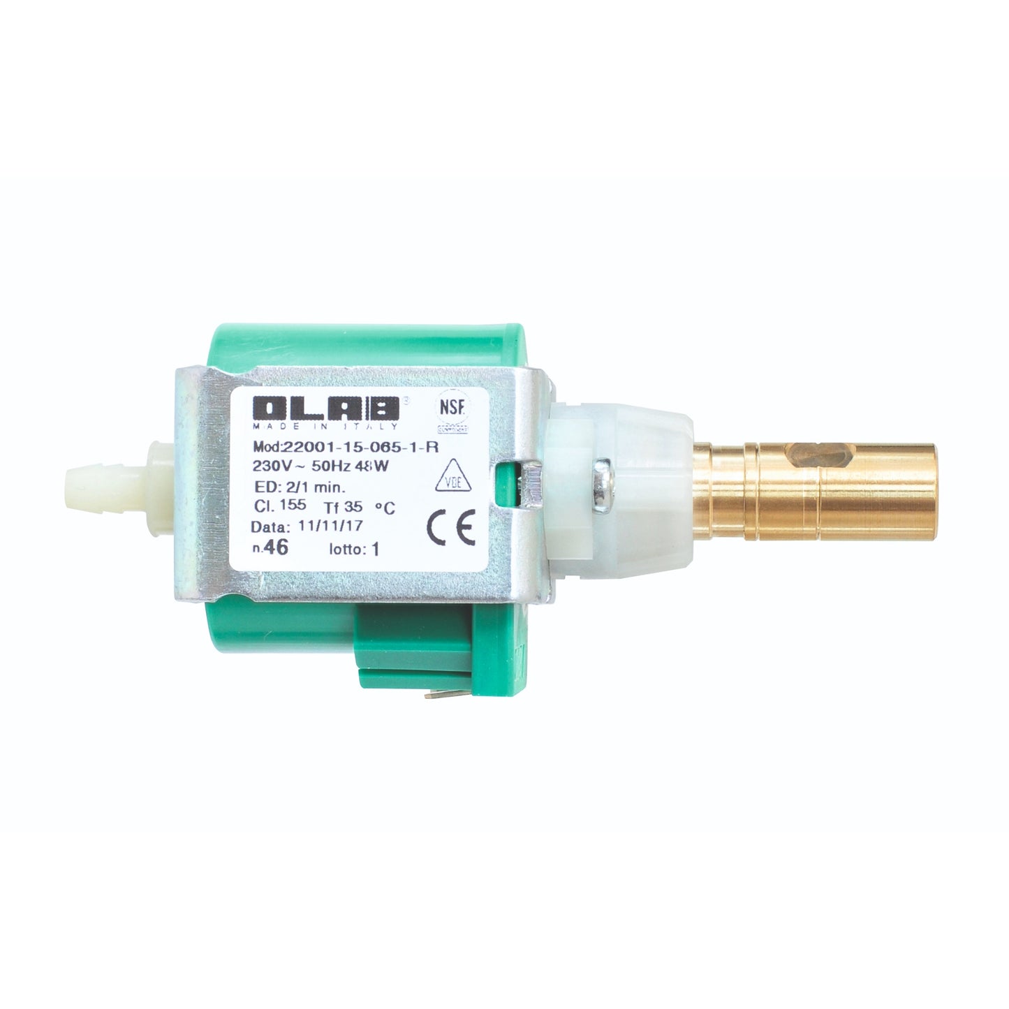 Universal Pump 230V 48W 15-065-001-R - Brass Outlet