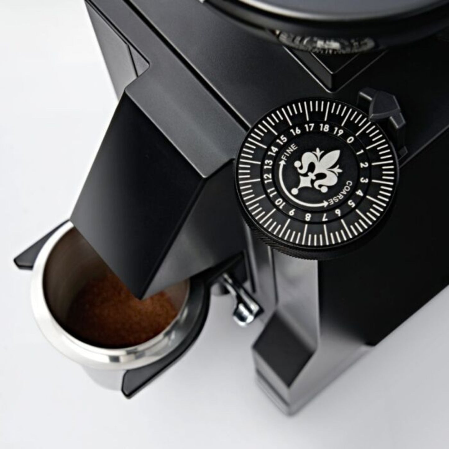 Eureka Mignon Zero 55s Low Retention Home Coffee Grinder - Black