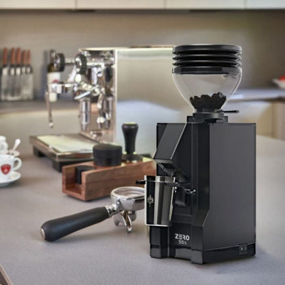Eureka Mignon Zero 55s Low Retention Home Coffee Grinder - Black