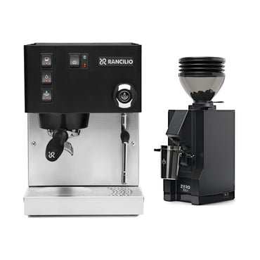 Rancilio Silvia E V6 & Eureka Mignon Zero 55s Home Espresso Bundle