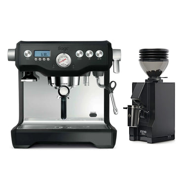 Sage The Dual Boiler Espresso Machine + Eureka Mignon Zero 55s Grinder Bundle