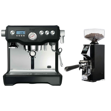 Sage The Dual Boiler Espresso Machine & Eureka Oro Mignon Stark W 65 Grinder Bundle