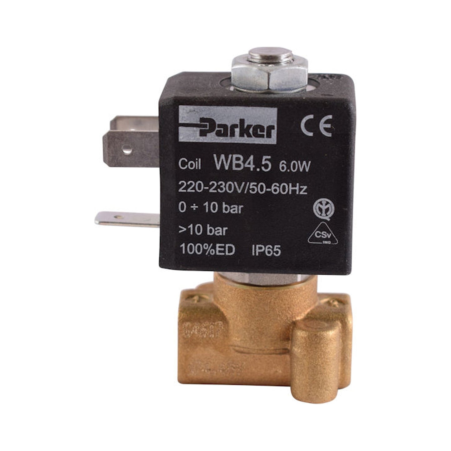 Parker Universal 2-Way Inlet Solenoid Valve 230V 1/8 2.5mm Viton 6W