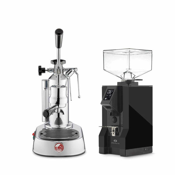 La Pavoni Lever + Eureka Specialita Coffee Machine Package