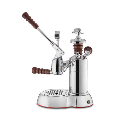 La Pavoni Esperto Abile Lever Coffee Machine - Stainless Steel and Wood