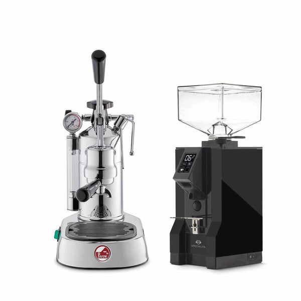 La Pavoni Lever + Eureka Specialita Coffee Machine Package