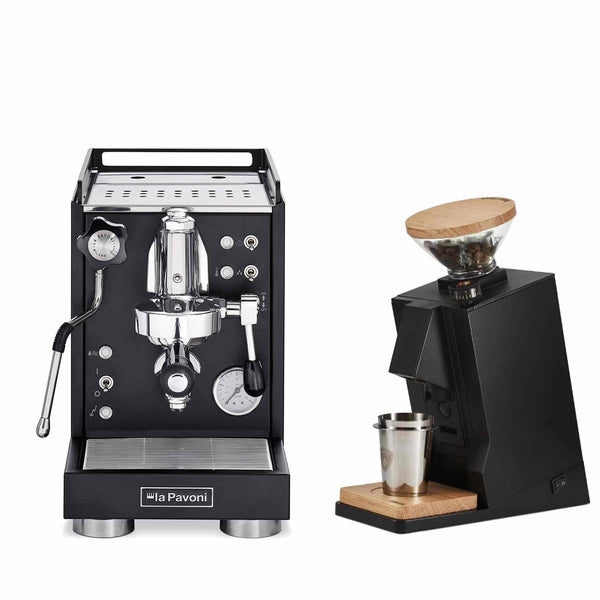 La Pavoni Traditional Machines + Eureka Oro Single Dose Package