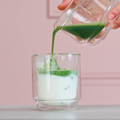 Hario Double-walled Glass Matcha Cup 370ml