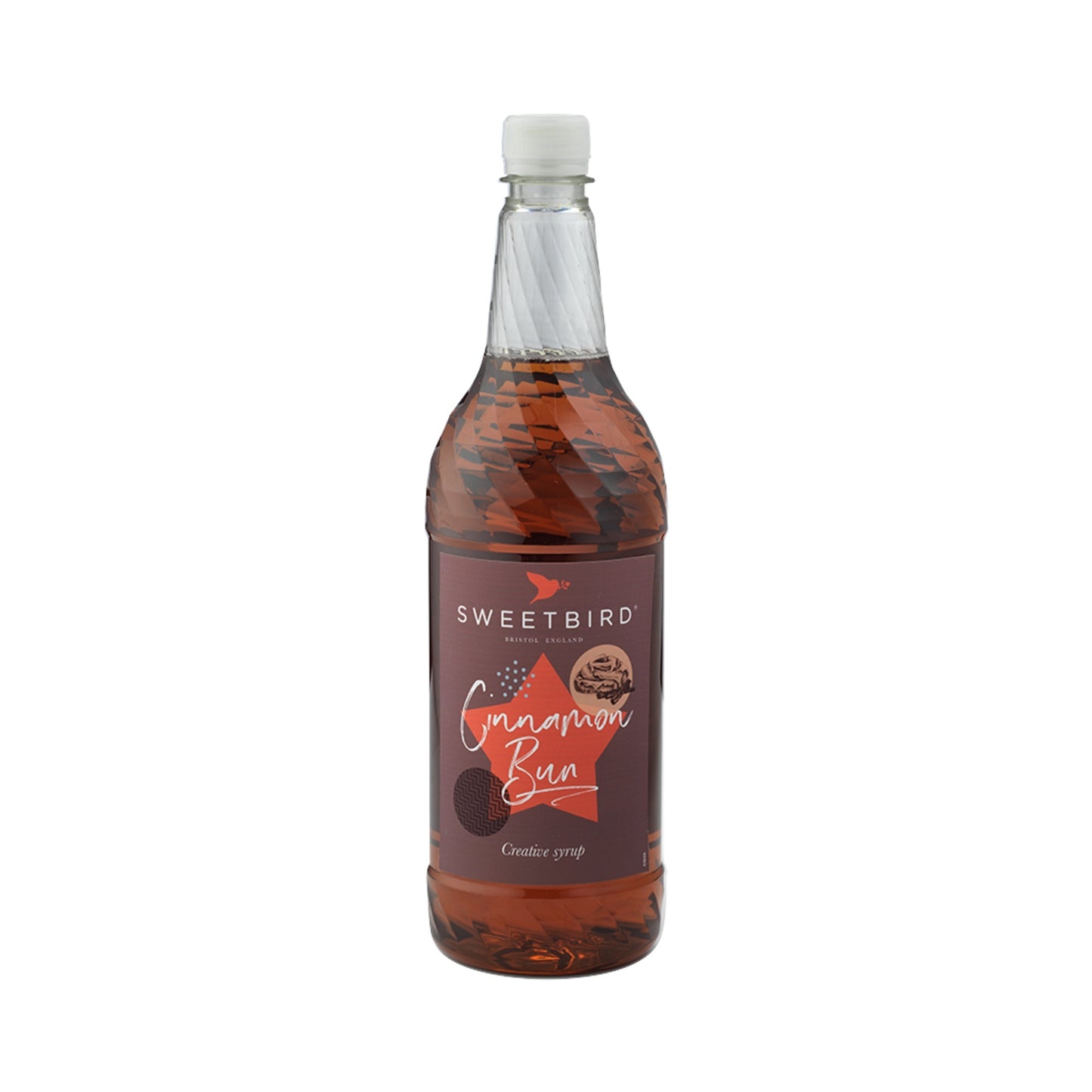 Sweetbird Cinnamon Bun Syrup - 1 Litre Bottle