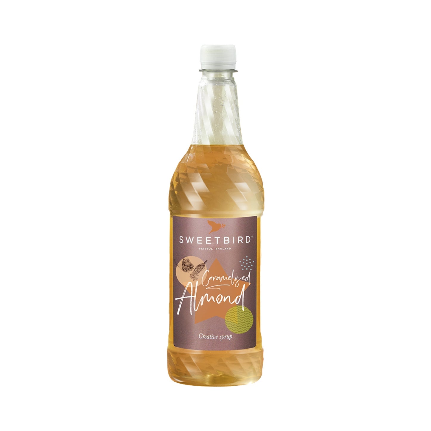 Sweetbird Caramelised Almond Syrup - 1 Litre Bottle