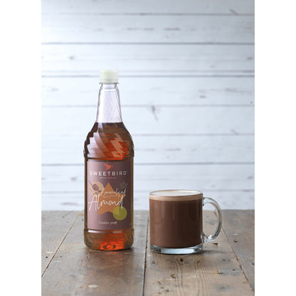 Sweetbird Caramelised Almond Syrup - 1 Litre Bottle