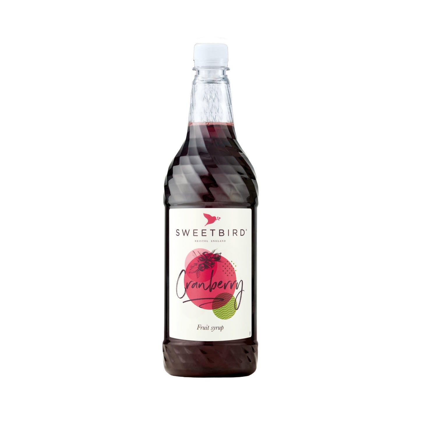 Sweetbird Cranberry Syrup – 1 Litre Bottle