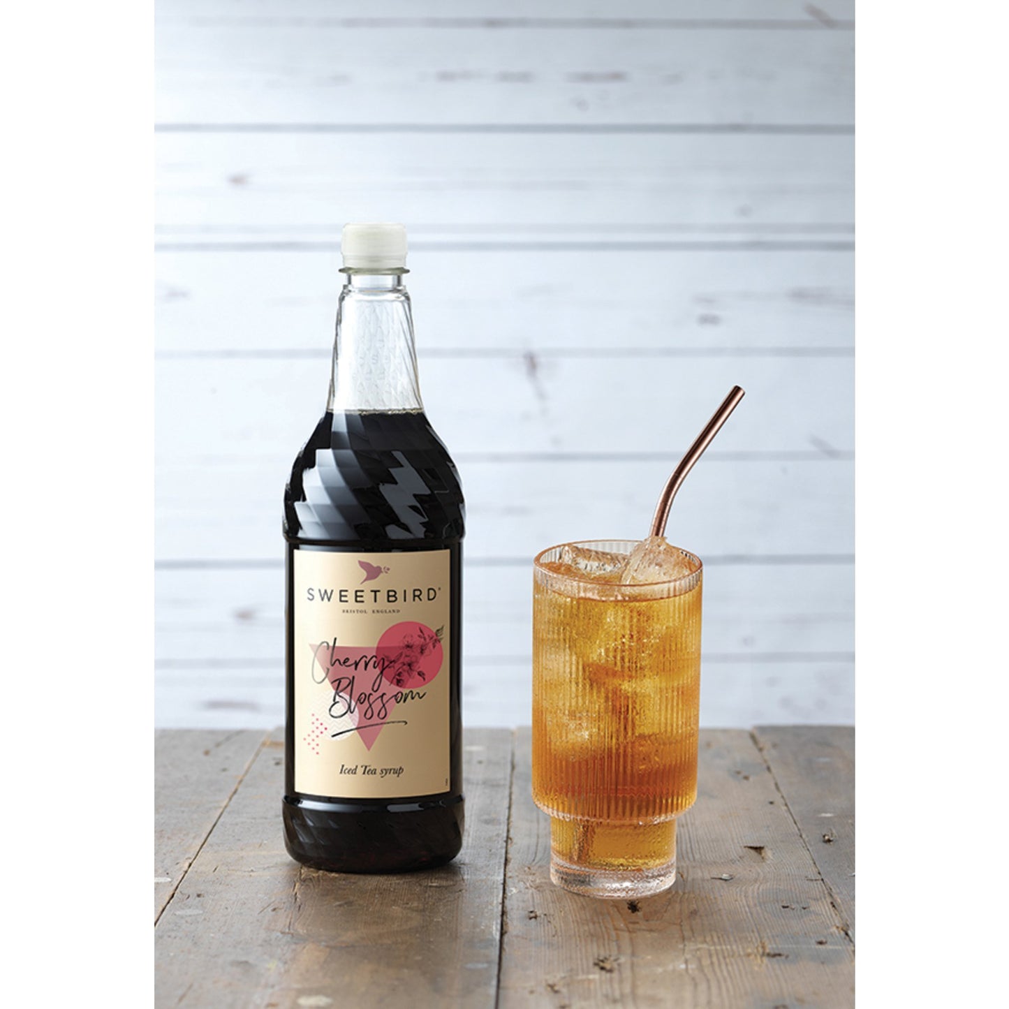 Sweetbird Cherry Blossom Iced Tea Syrup - 1 Litre Bottle
