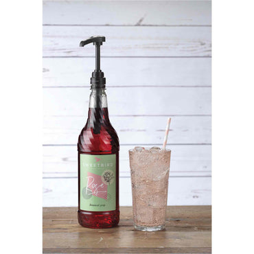 NEW - Sweetbird Botanical Rose Syrup - 1 Litre Bottle