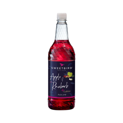 Sweetbird Apple & Rhubarb Fusions+ Syrup - 1 Litre Bottle