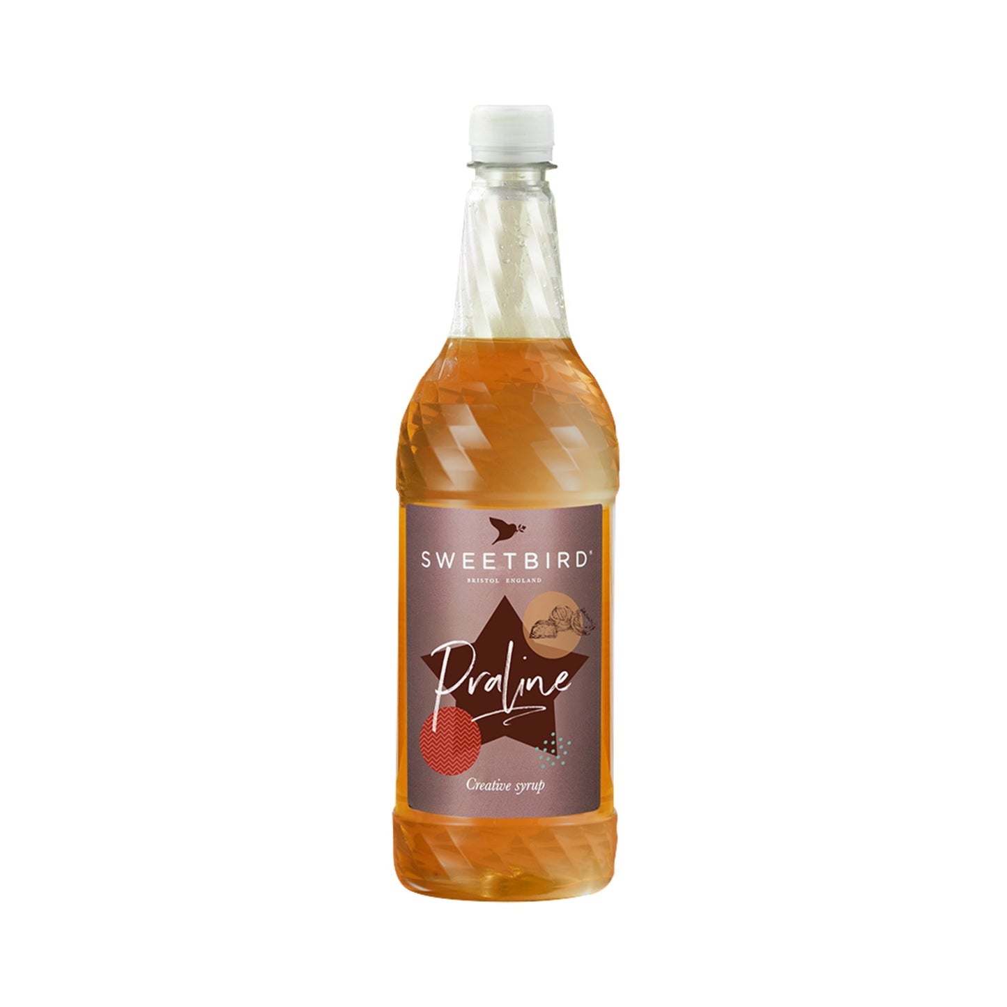 Sweetbird Praline Coffee Syrup - 1 Litre Bottle