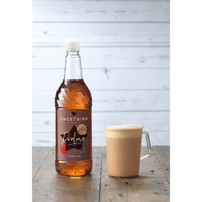 Sweetbird Praline Coffee Syrup - 1 Litre Bottle