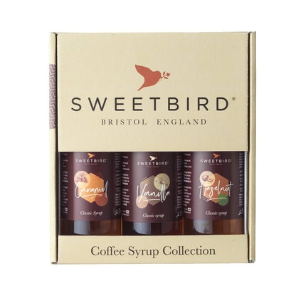 Sweetbird at Home Collection - Caramel, Vanilla & Hazelnut Syrups