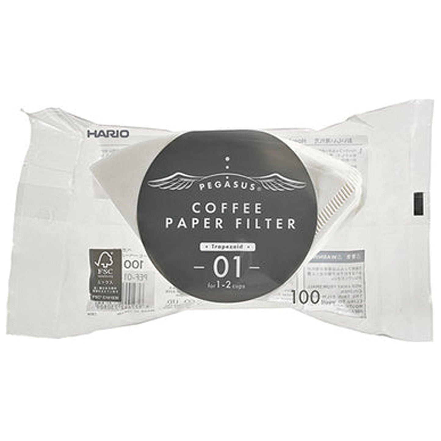 Hario Pegasus Filter Papers - Size 01 (100-Pack)