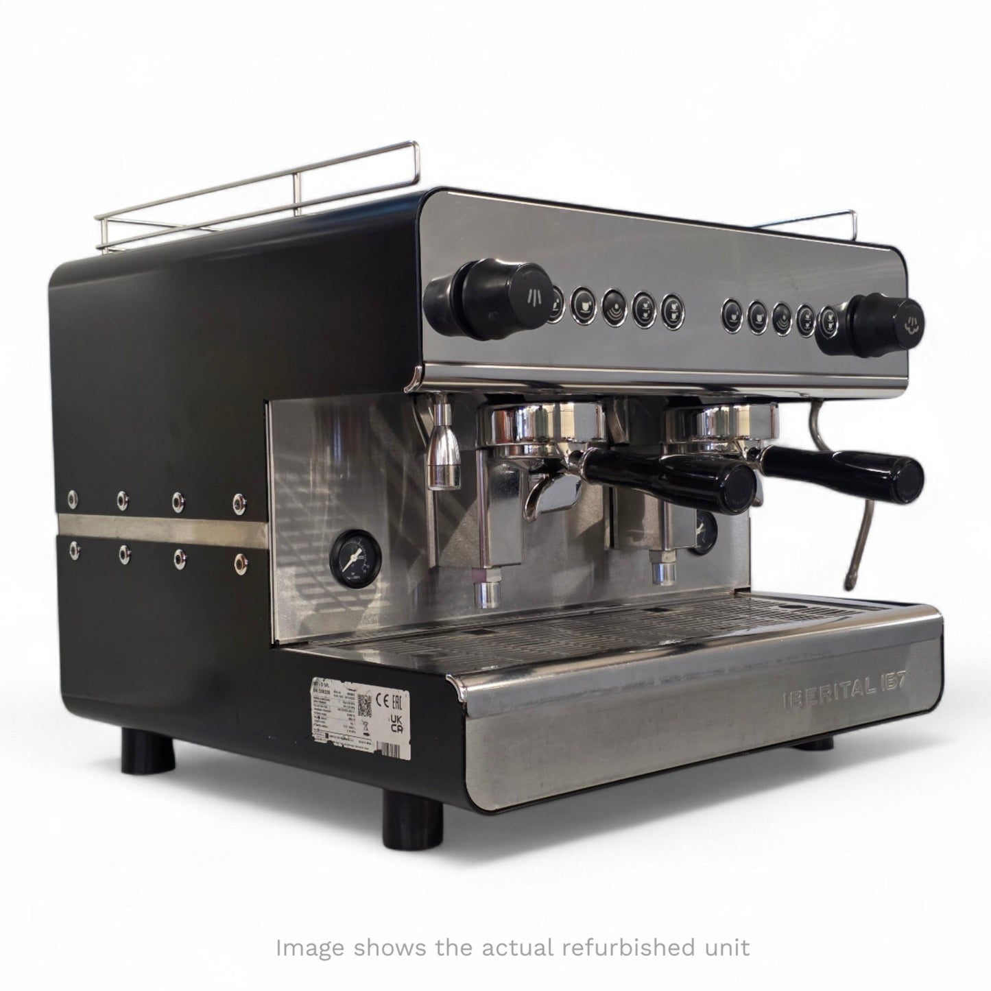 Iberital IB7 Compact Commercial Espresso Machine - 2 Group (Refurbished)