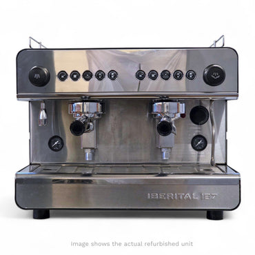Iberital IB7 Compact Commercial Espresso Machine - 2 Group (Refurbished)
