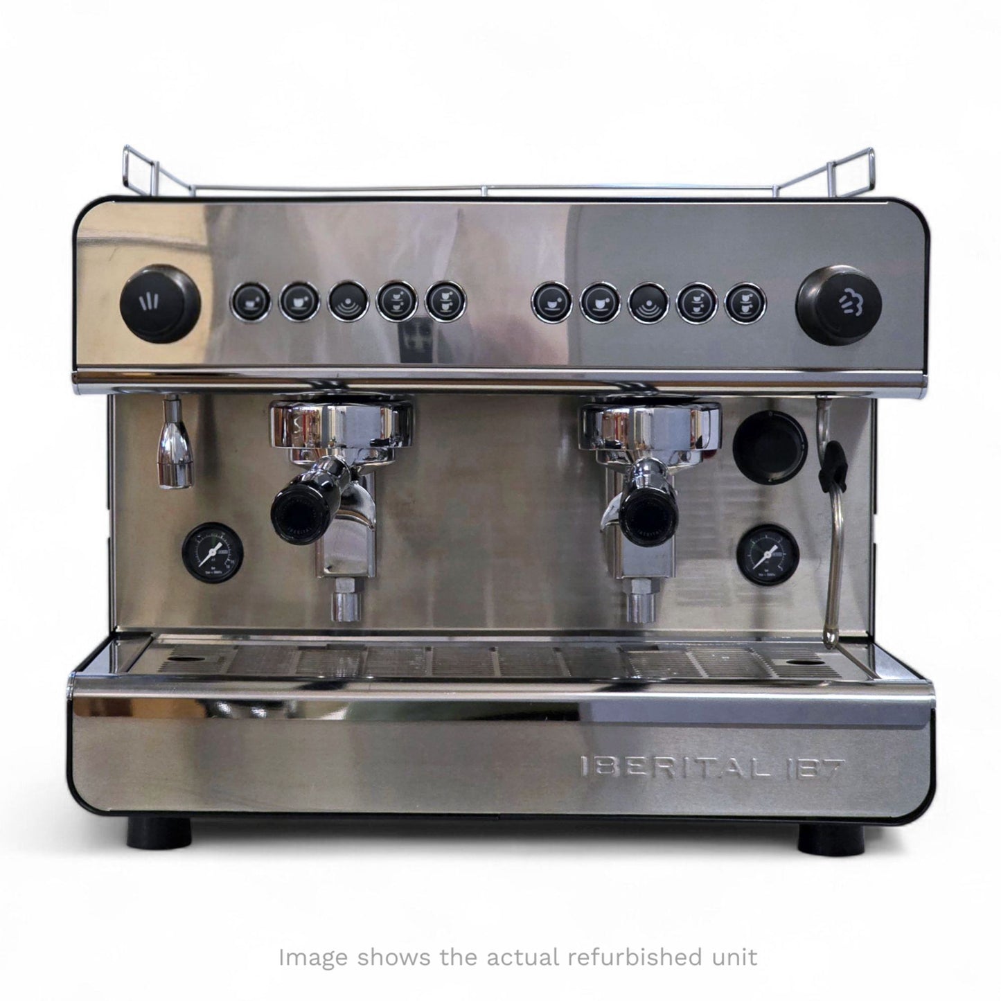 Iberital IB7 Compact Commercial Espresso Machine - 2 Group (Refurbished)