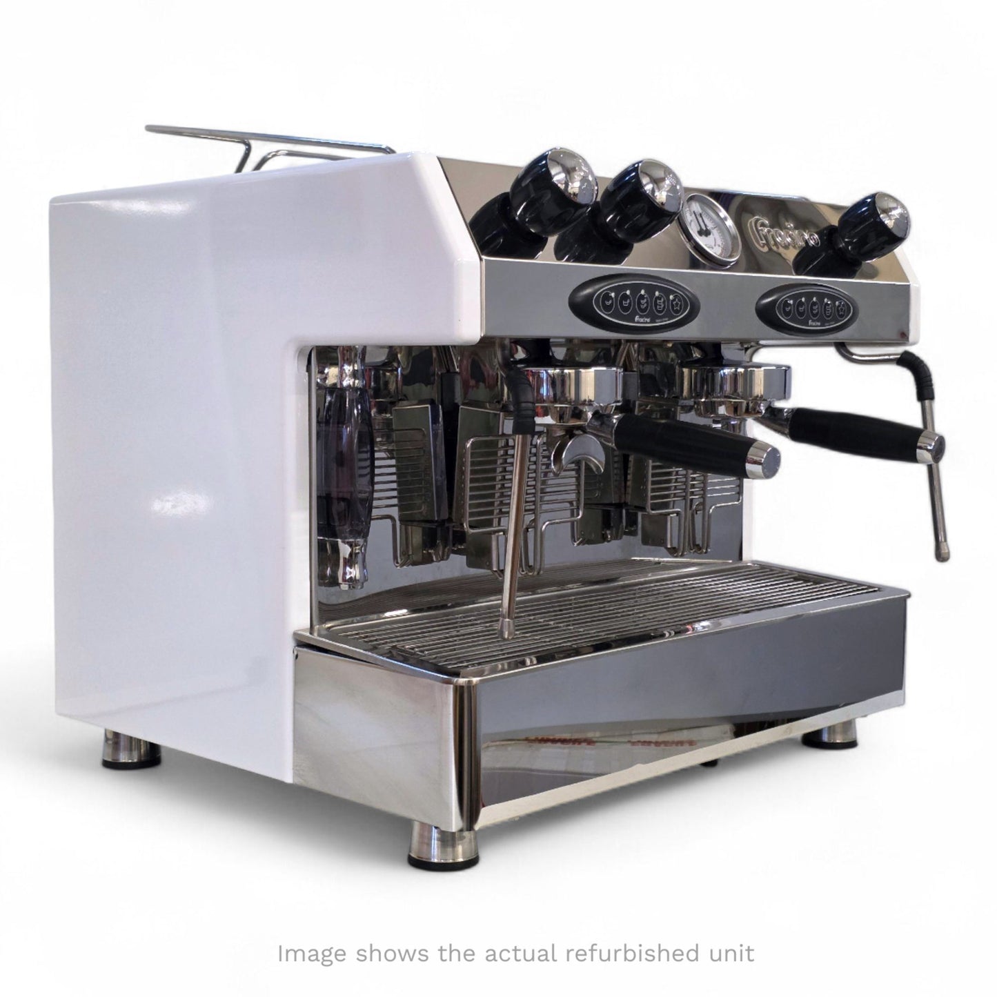 Fracino Bambino Luxury Commercial 2 Group Espresso Machine - White (Refurbished)
