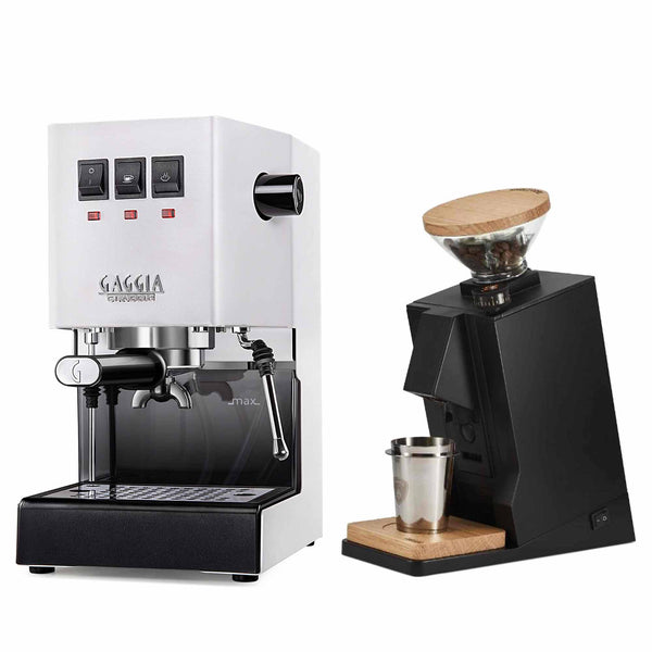 New - Gaggia Classic Evo Pro & Eureka Oro Single Dose Espresso Machine Package