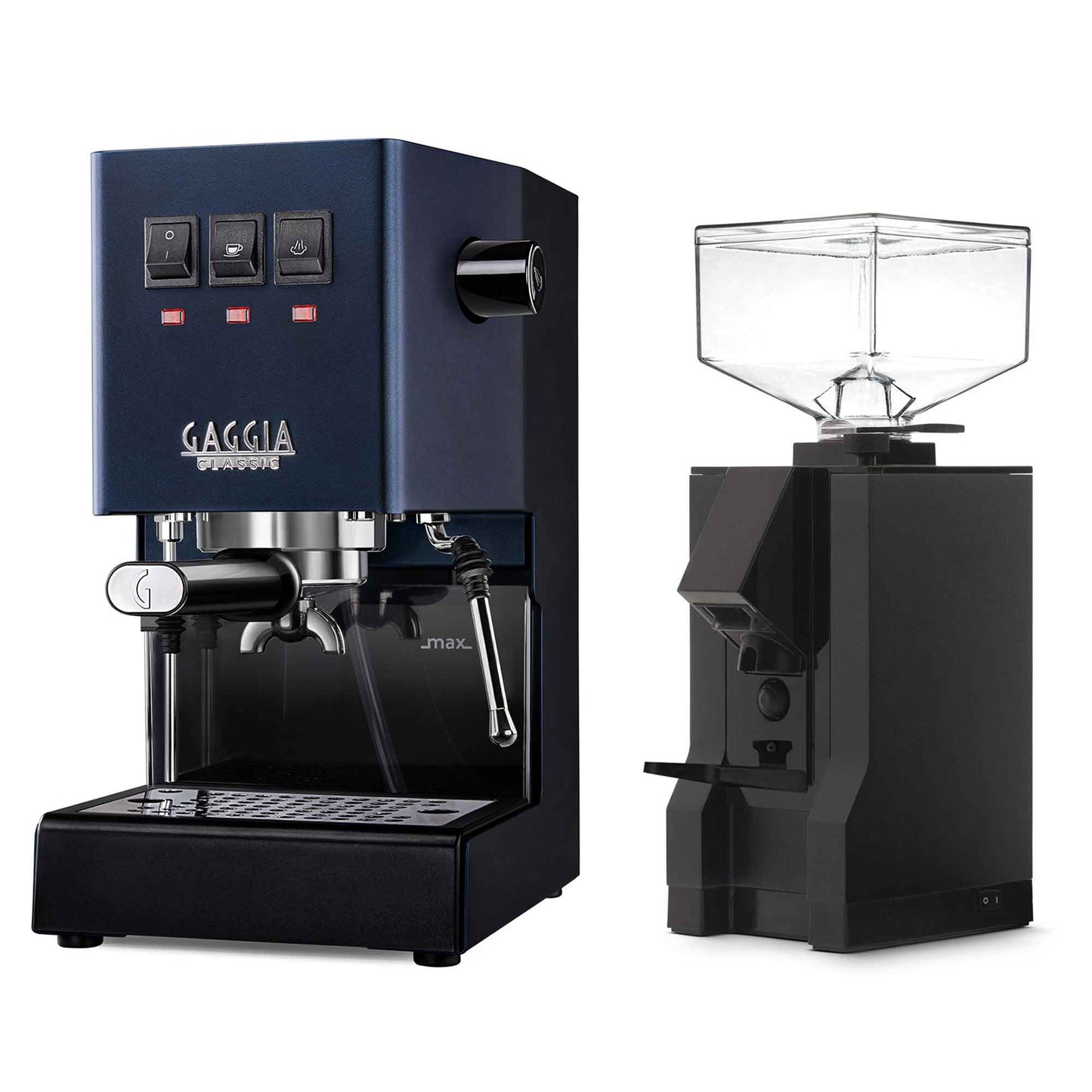 New - Gaggia Classic Evo Pro & Eureka Mignon Manuale 50 Espresso Machine Package