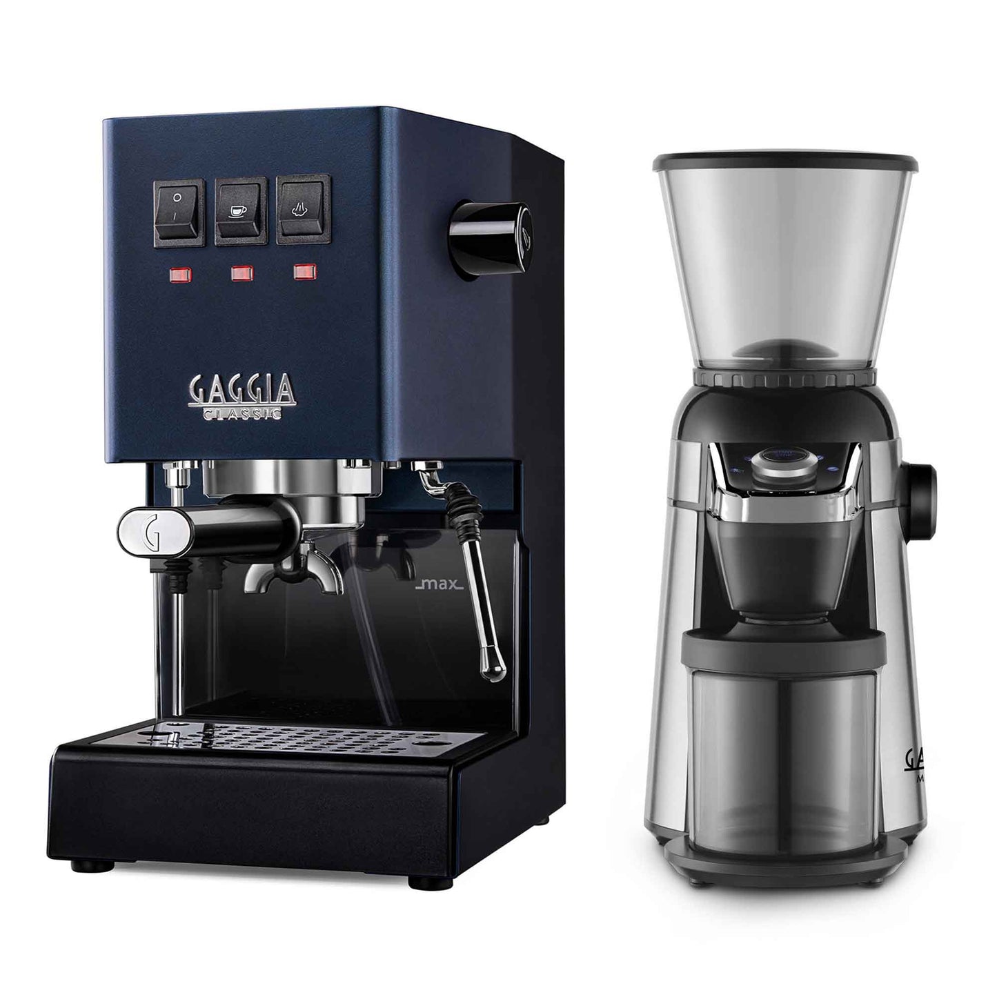 New - Gaggia Classic Evo Pro & MD15 Grinder Espresso Machine Package