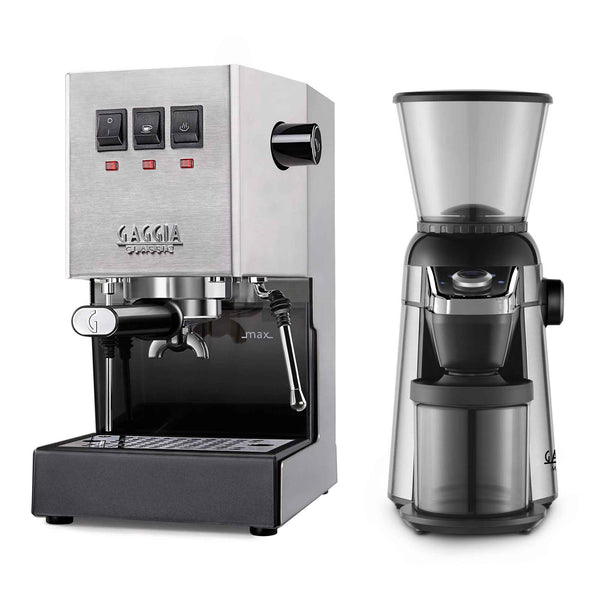 New - Gaggia Classic Evo Pro & MD15 Grinder Espresso Machine Package