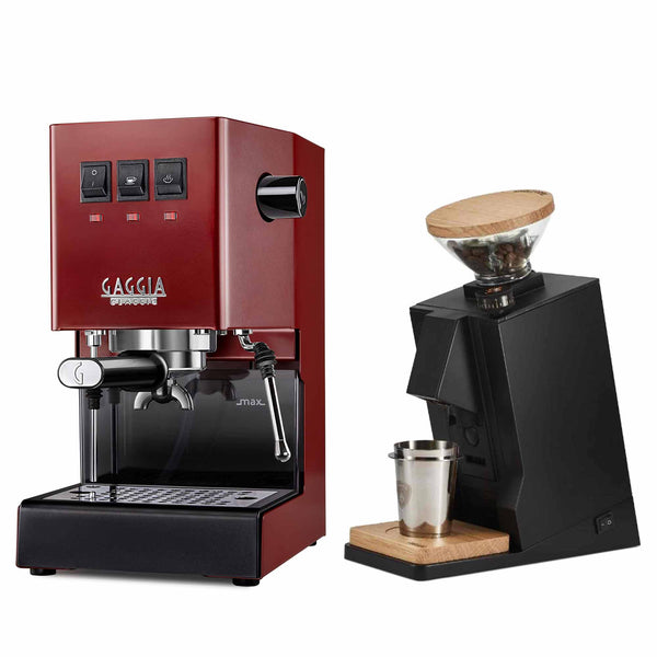 New - Gaggia Classic Evo Pro & Eureka Oro Single Dose Espresso Machine Package