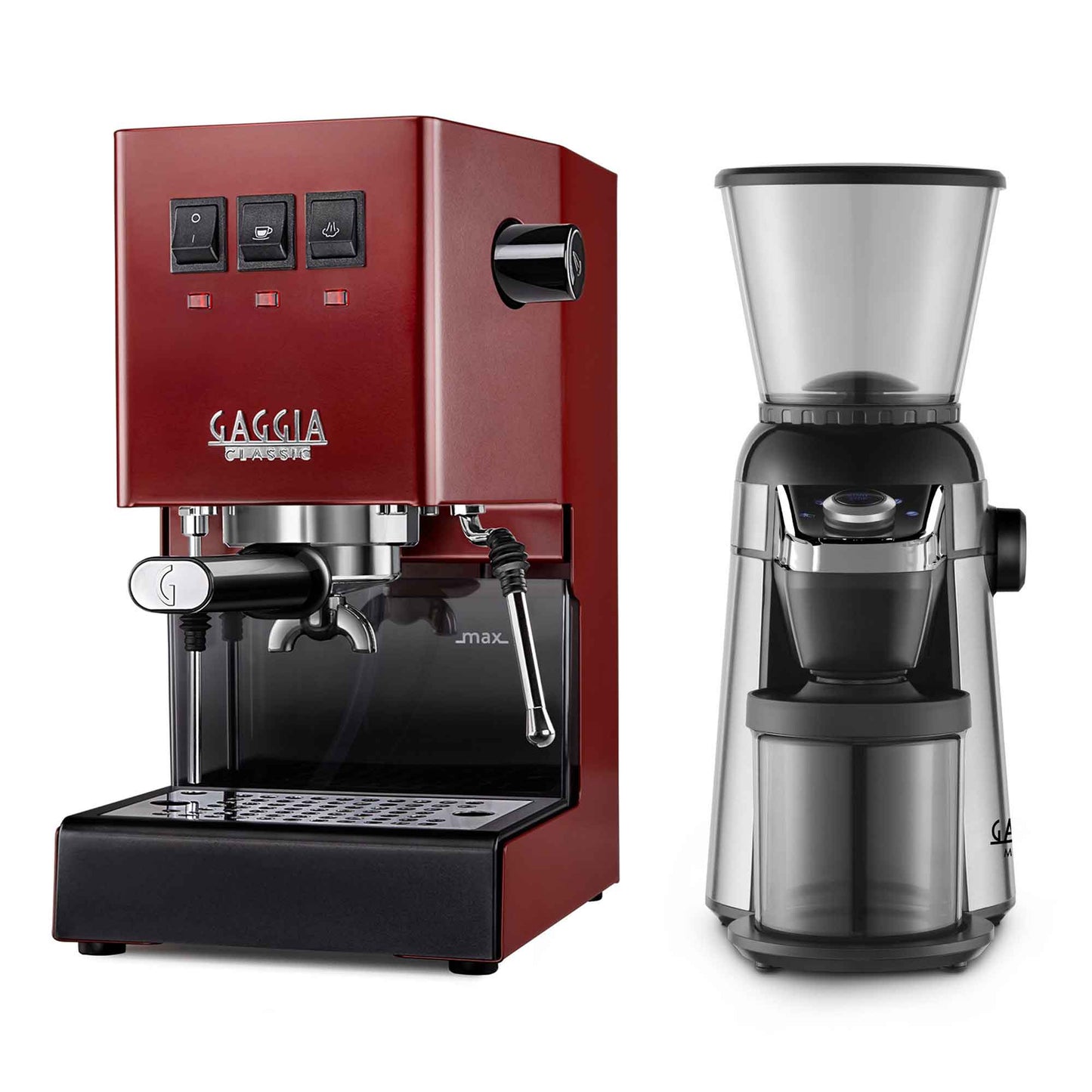New - Gaggia Classic Evo Pro & MD15 Grinder Espresso Machine Package