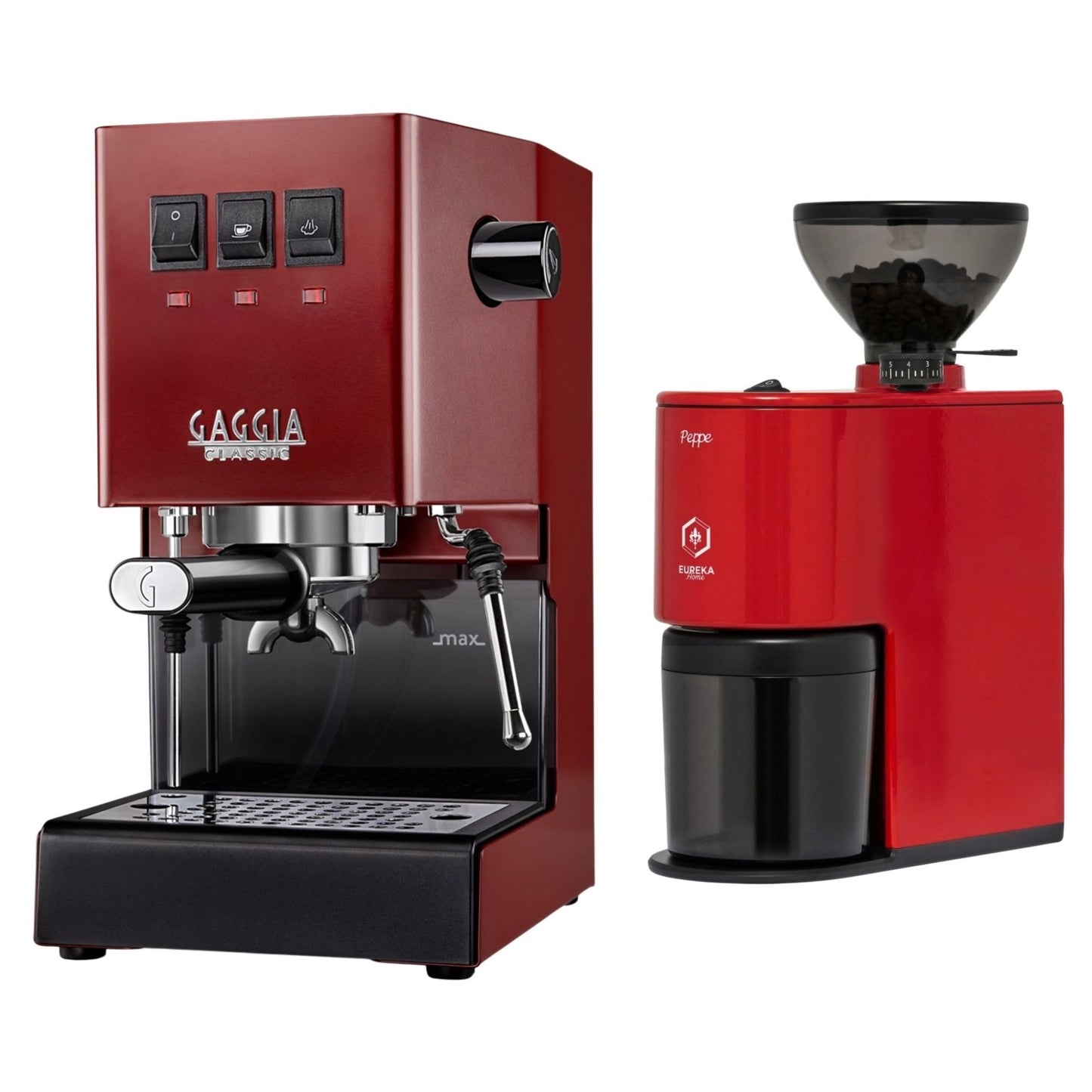 Gaggia Classic E24 Evo Pro Espresso Machine & Eureka Peppe Grinder Bundle