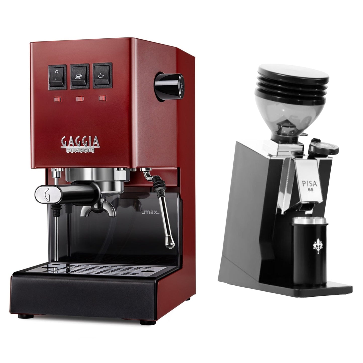 Gaggia Classic E24 Evo Pro & Eureka Mignon Pisa 65 Espresso Bundle