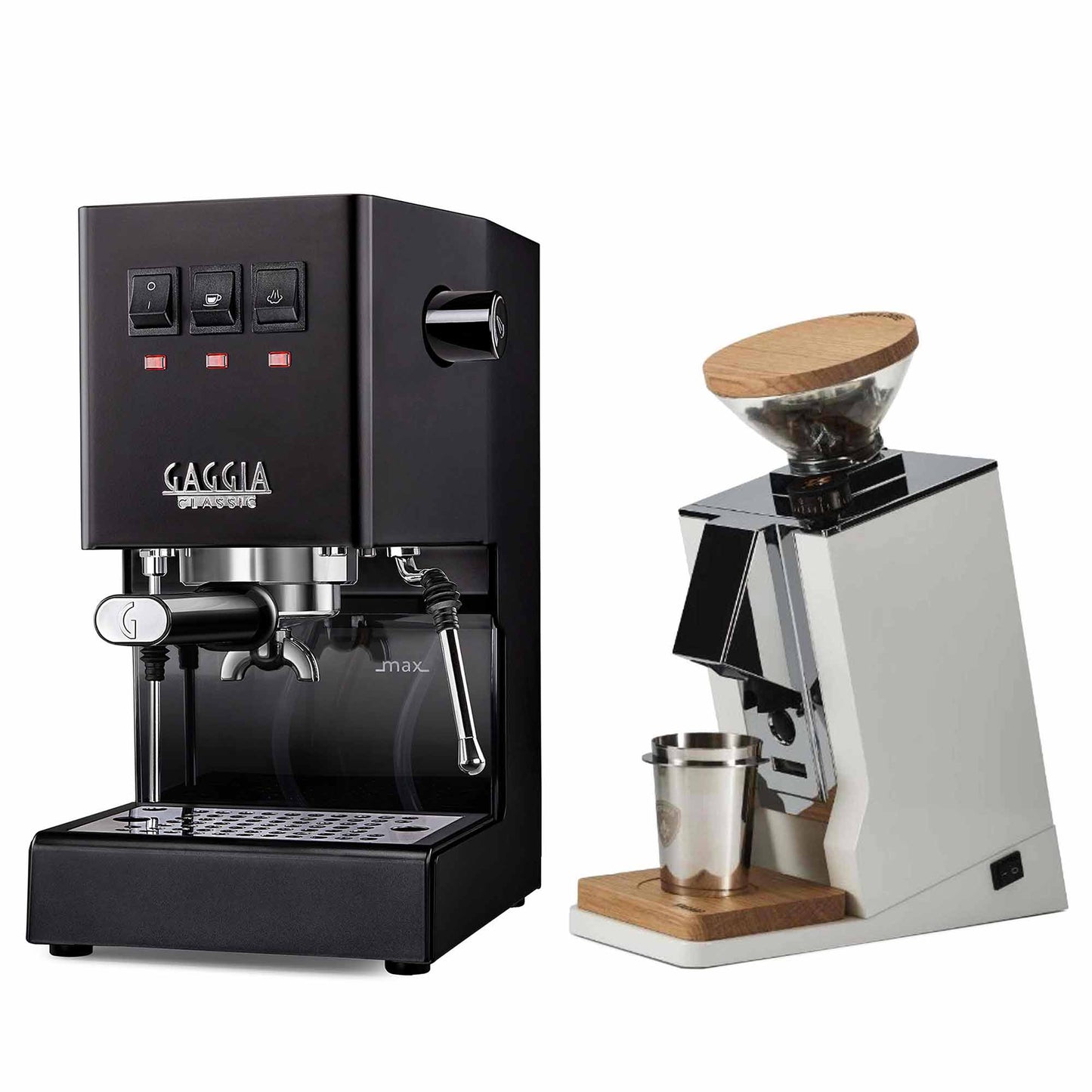 New - Gaggia Classic Evo Pro & Eureka Oro Single Dose Espresso Machine Package