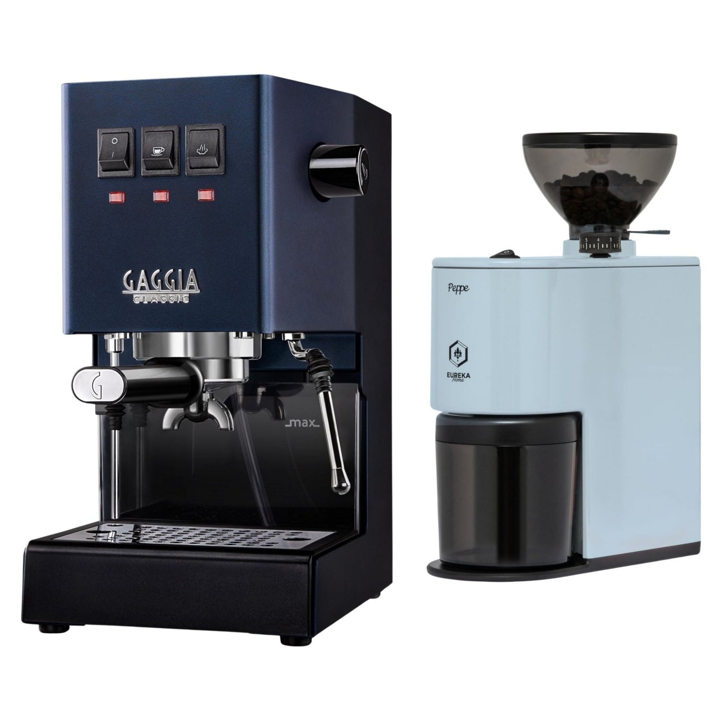Gaggia Classic E24 Evo Pro Espresso Machine & Eureka Peppe Grinder Bundle