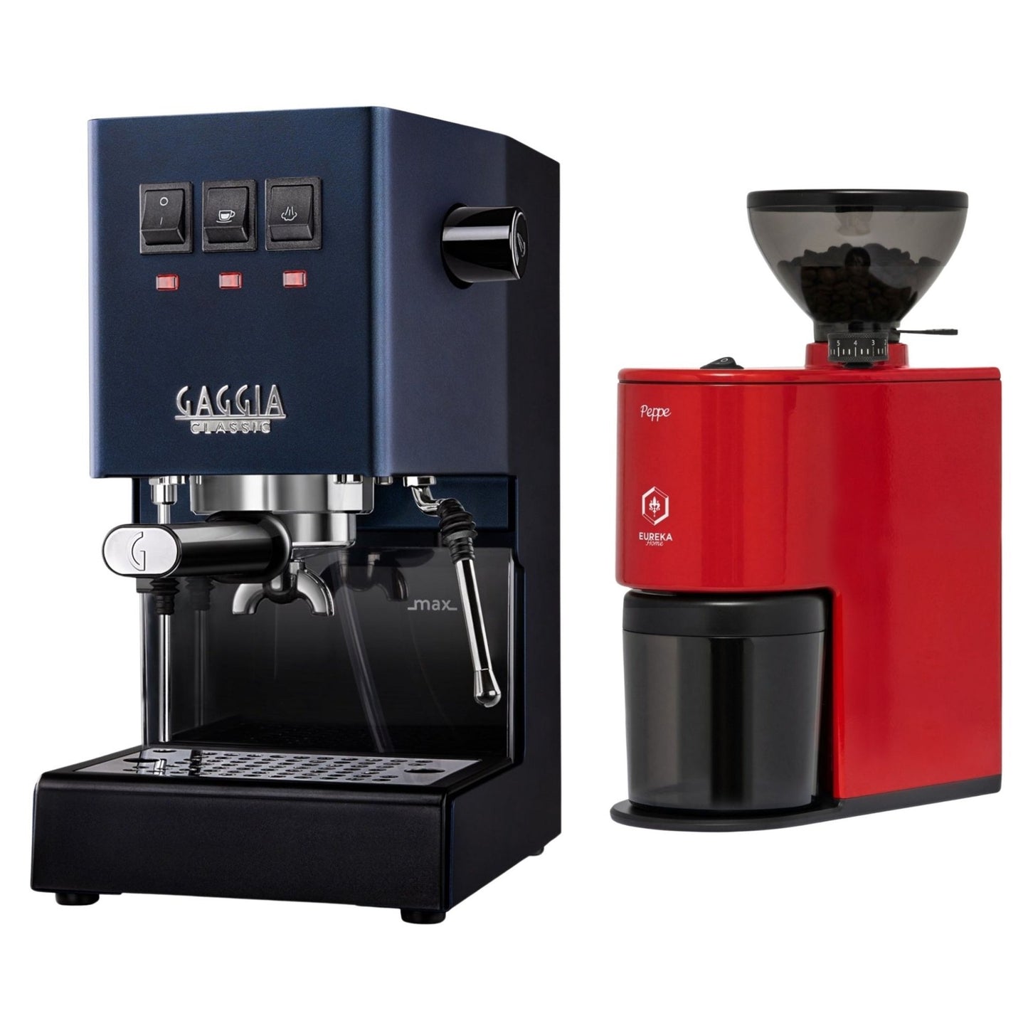 Gaggia Classic E24 Evo Pro Espresso Machine & Eureka Peppe Grinder Bundle