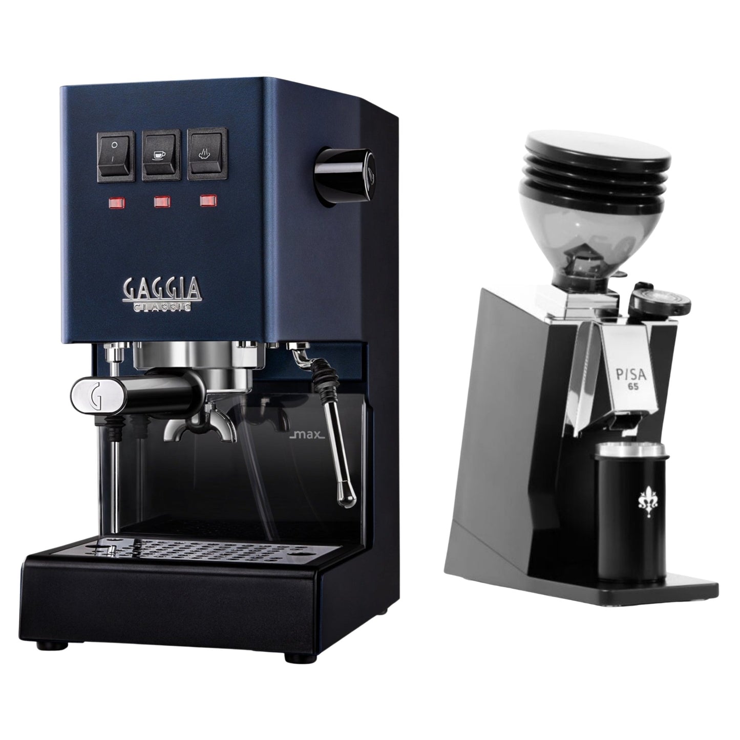 Gaggia Classic E24 Evo Pro & Eureka Mignon Pisa 65 Espresso Bundle