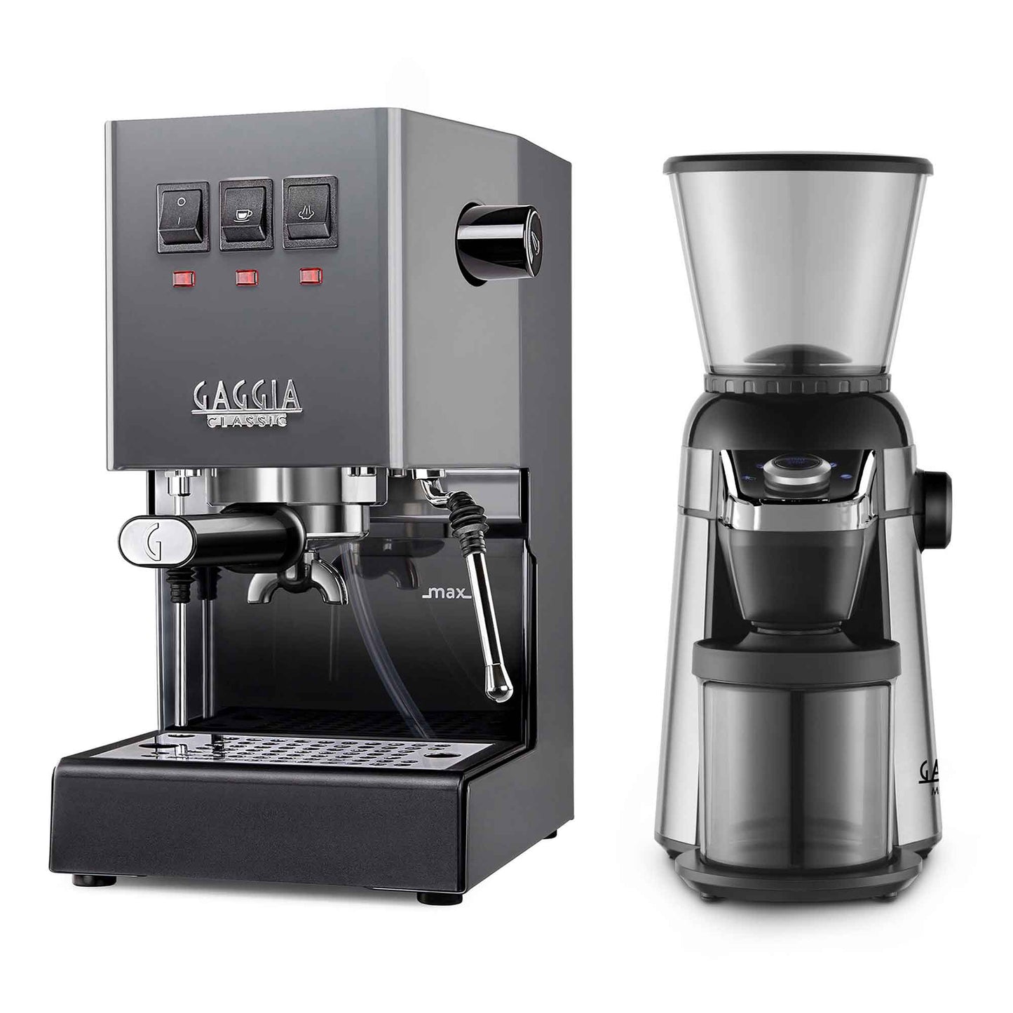 New - Gaggia Classic Evo Pro & MD15 Grinder Espresso Machine Package